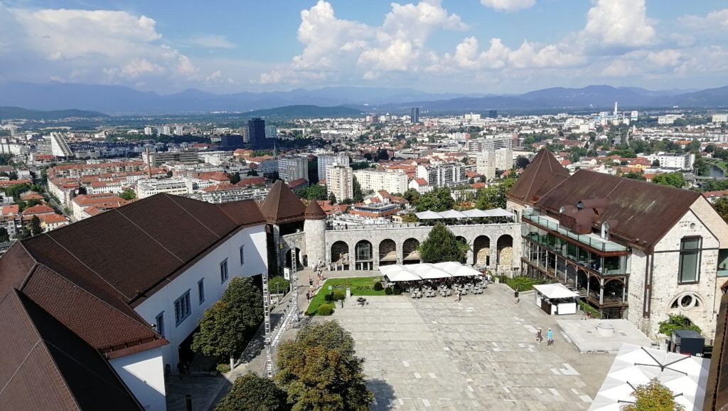 Château de Ljubljana vue des remparts